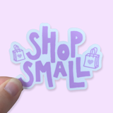 Shop Small Waterproof Vinyl Sticker
