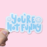 Mixed Pack of 12 Funny Waterproof Vinyl Stickers