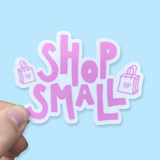 Shop Small Waterproof Vinyl Sticker
