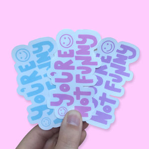 Mixed Pack of 12 Funny Waterproof Vinyl Stickers