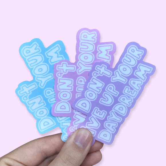 Mixed Pack of 12 Daydream Waterproof Vinyl Stickers