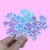 Shop Small Waterproof Vinyl Sticker