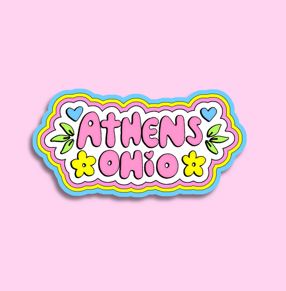 Athens Ohio Waterproof Vinyl Sticker