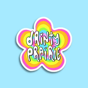 Dainty Prairie Waterproof Vinyl Sticker